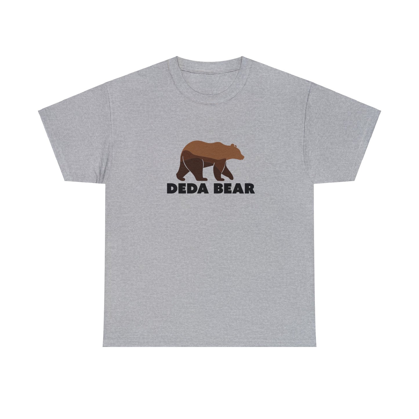Sports Grey Deda Bear T-Shirt for Bosnian Grandfather, Balkan Grandpa, Bosnian Grandpa, Baby Announcement, Pregnancy Announcement