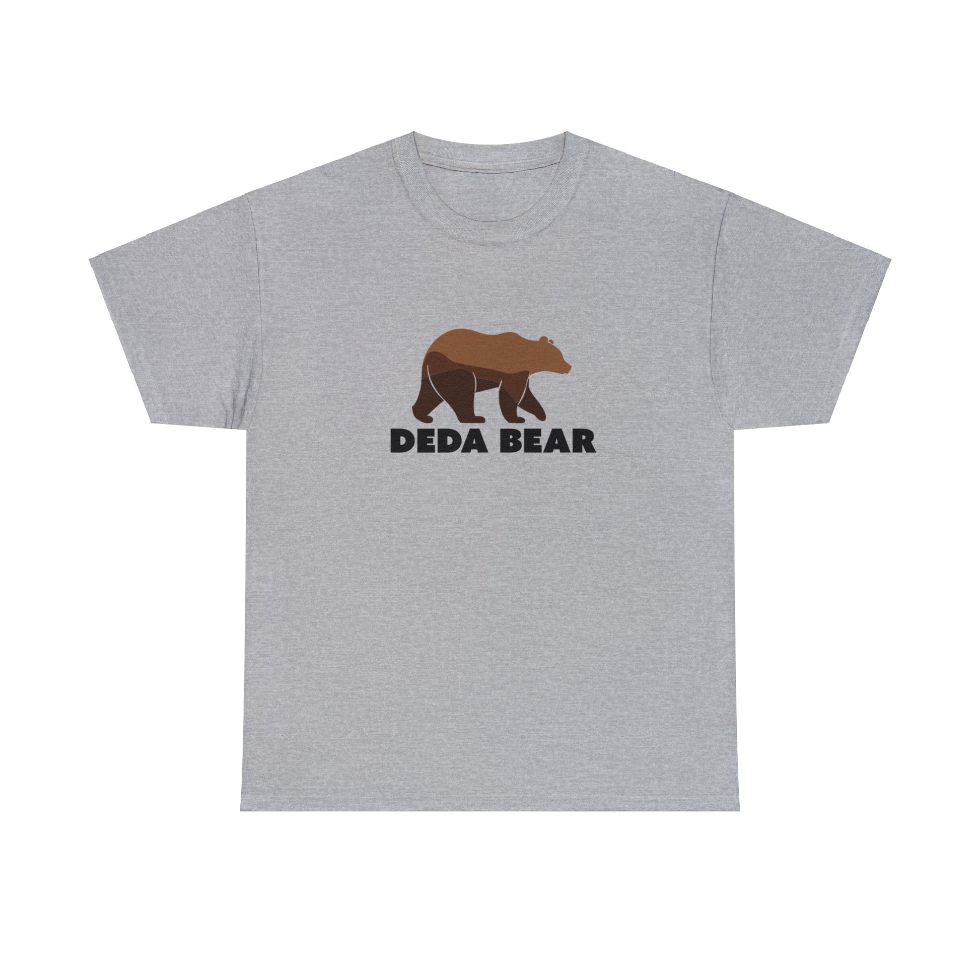 Sports Grey Deda Bear T-Shirt for Bosnian Grandfather, Balkan Grandpa, Bosnian Grandpa, Baby Announcement, Pregnancy Announcement