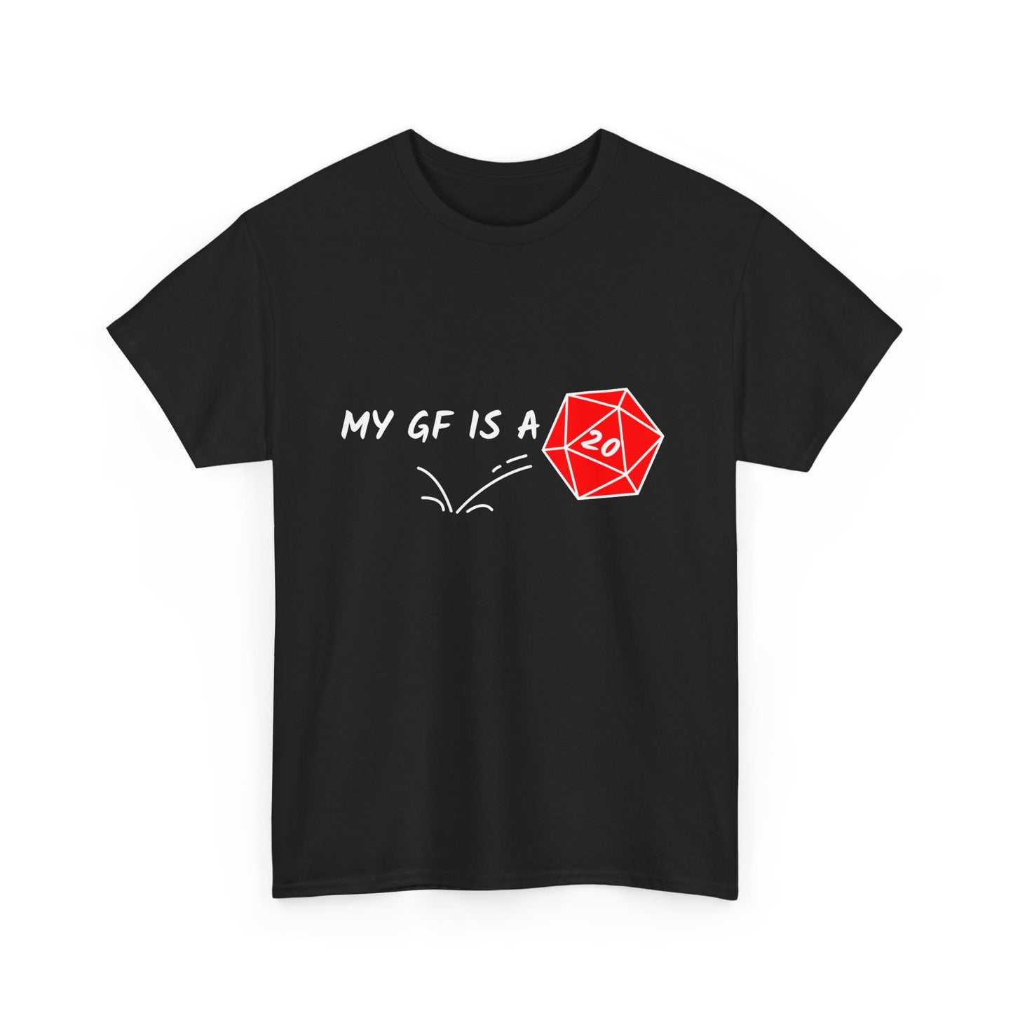 Natural 20 Nerdy Unisex Tee, Couple's Shirt, Valentine's Day Gift for Nerdy Boyfriend