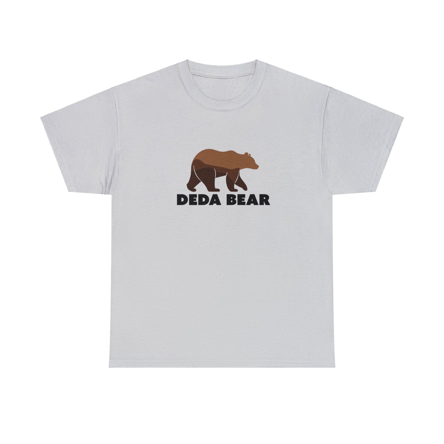 Ice Grey Deda Bear T-Shirt for Bosnian Grandfather, Balkan Grandpa, Bosnian Grandpa, Baby Announcement, Pregnancy Announcement