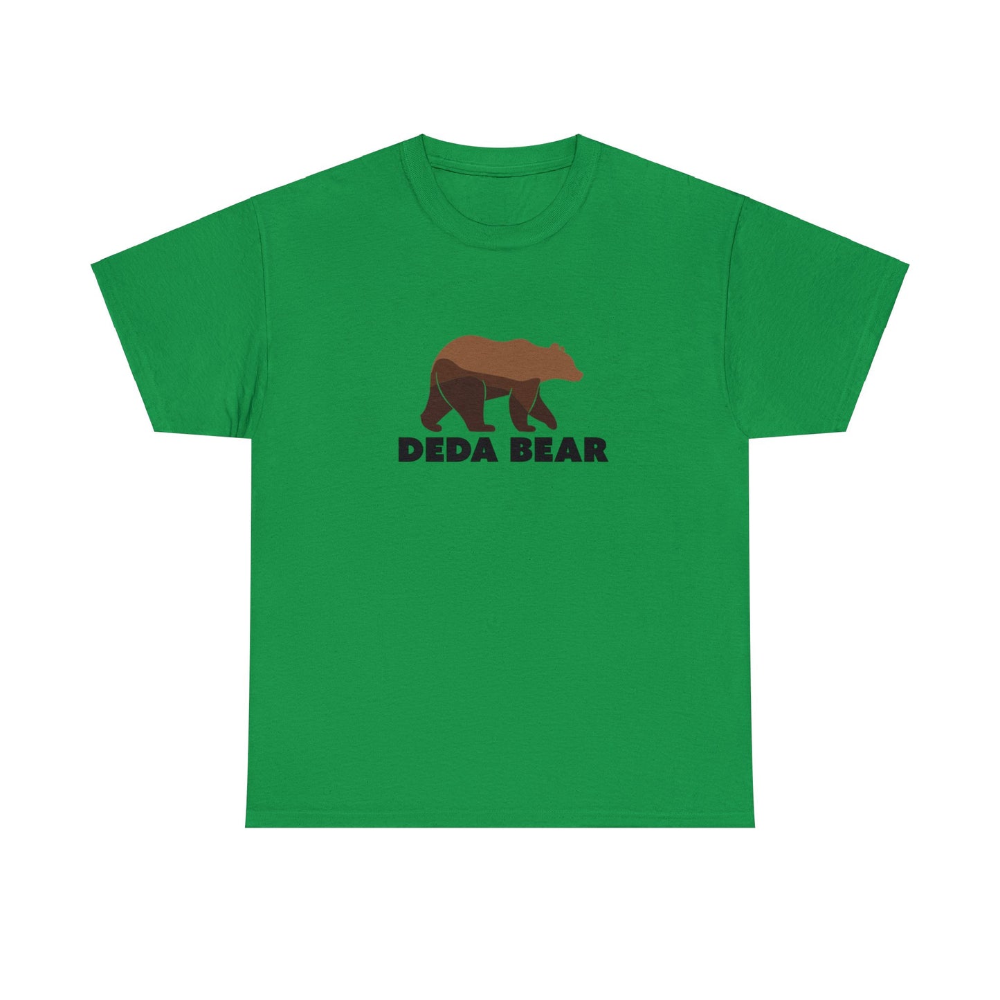 Irish Green Deda Bear T-Shirt for Bosnian Grandfather, Balkan Grandpa, Bosnian Grandpa, Baby Announcement, Pregnancy Announcement