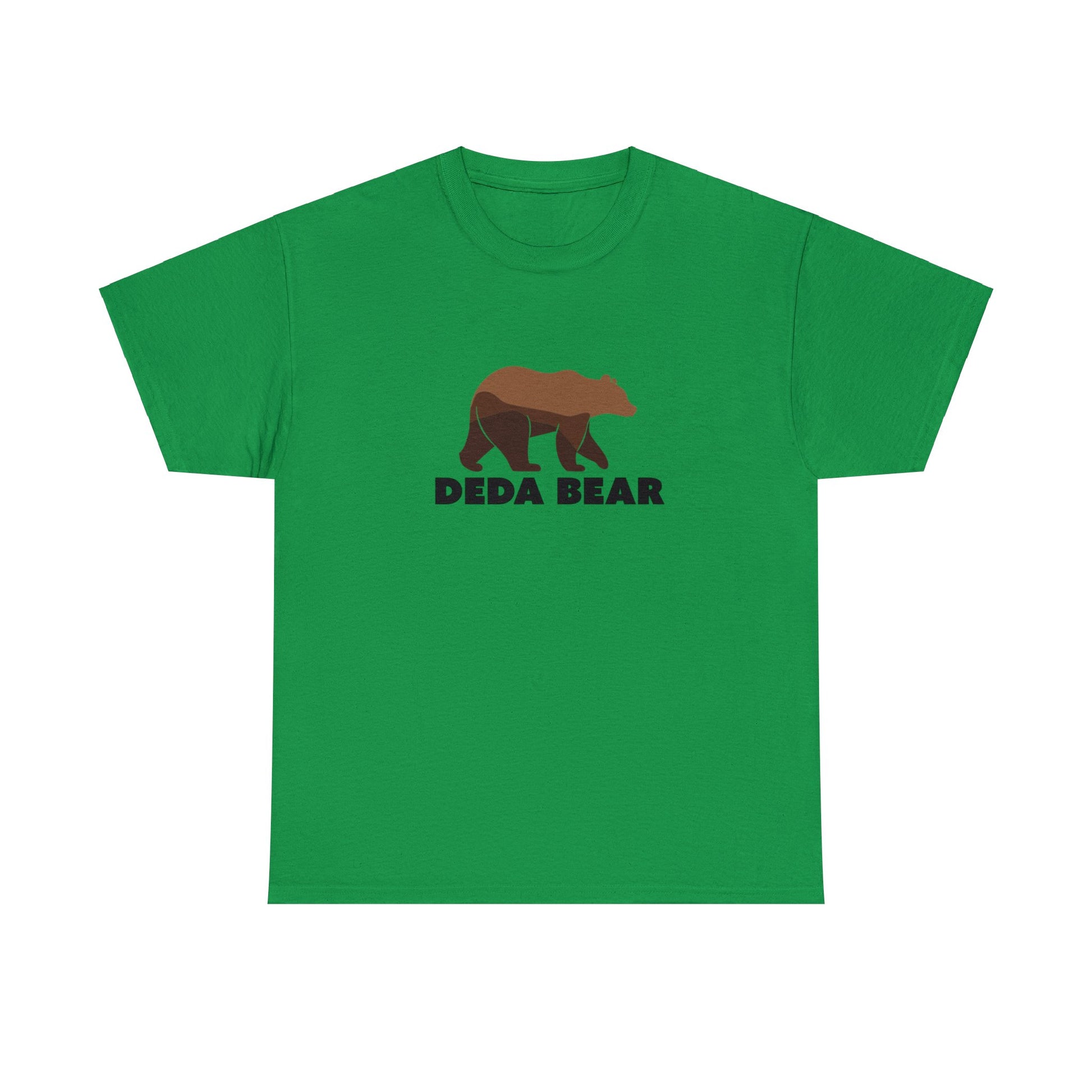 Irish Green Deda Bear T-Shirt for Bosnian Grandfather, Balkan Grandpa, Bosnian Grandpa, Baby Announcement, Pregnancy Announcement