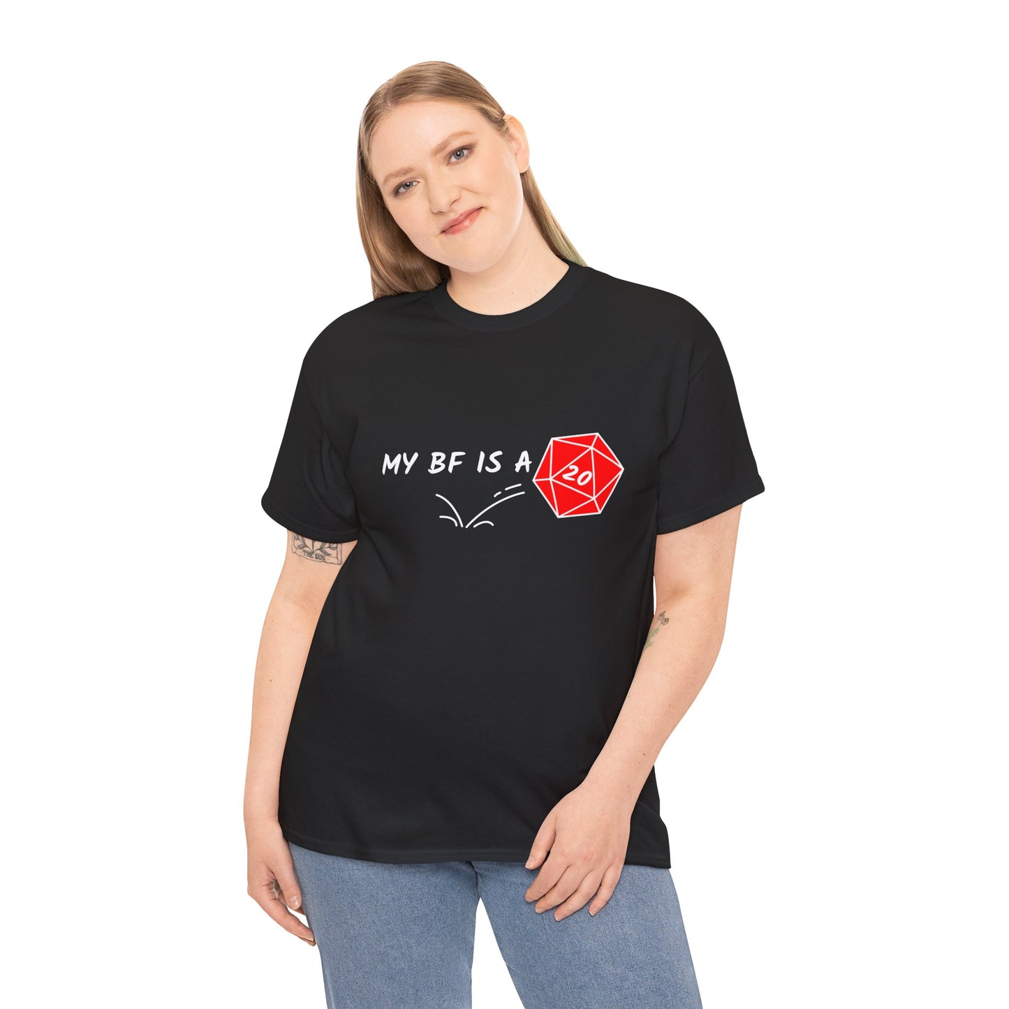 Natural 20 Nerdy Unisex Tee, Valentine's Gift for Nerdy Girlfriend, Couple's Shirt