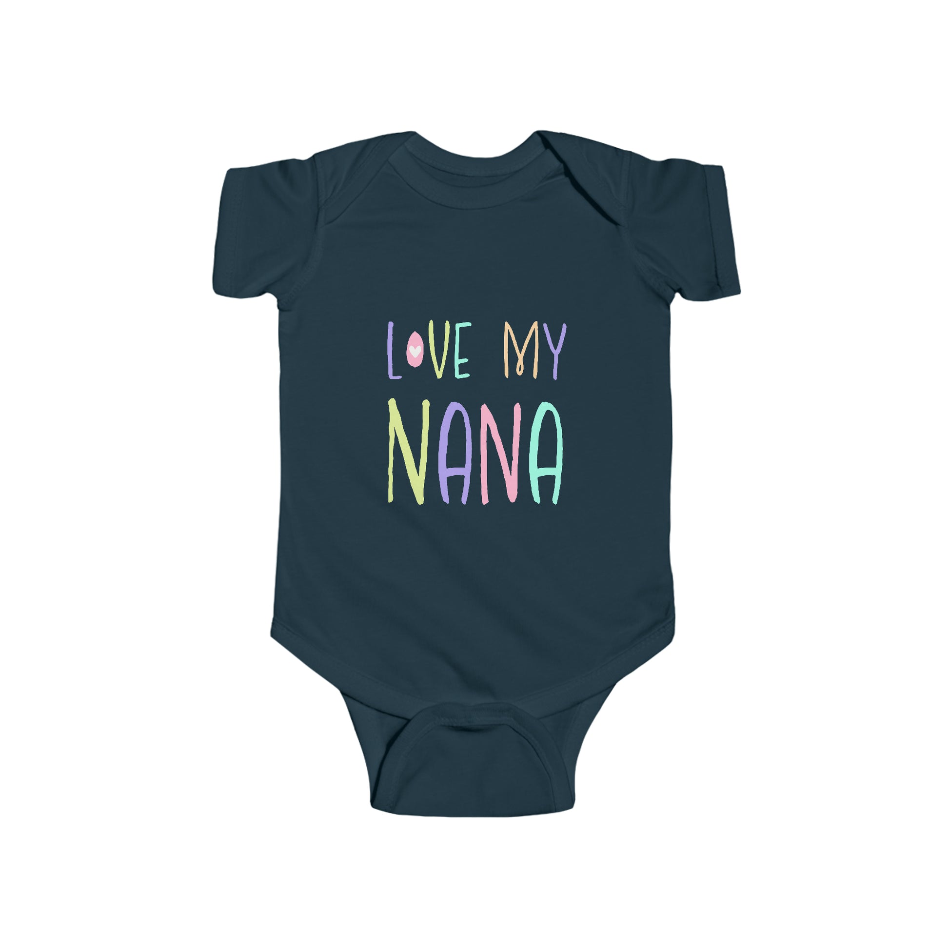 Navy I Love My Nana Snapsuit, Bosnian Grandma Pregnancy Announcement Gift